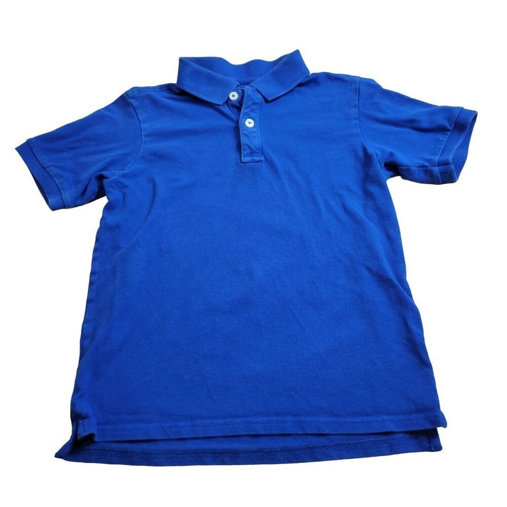 Wonder Nation royal blue polo shirt M8